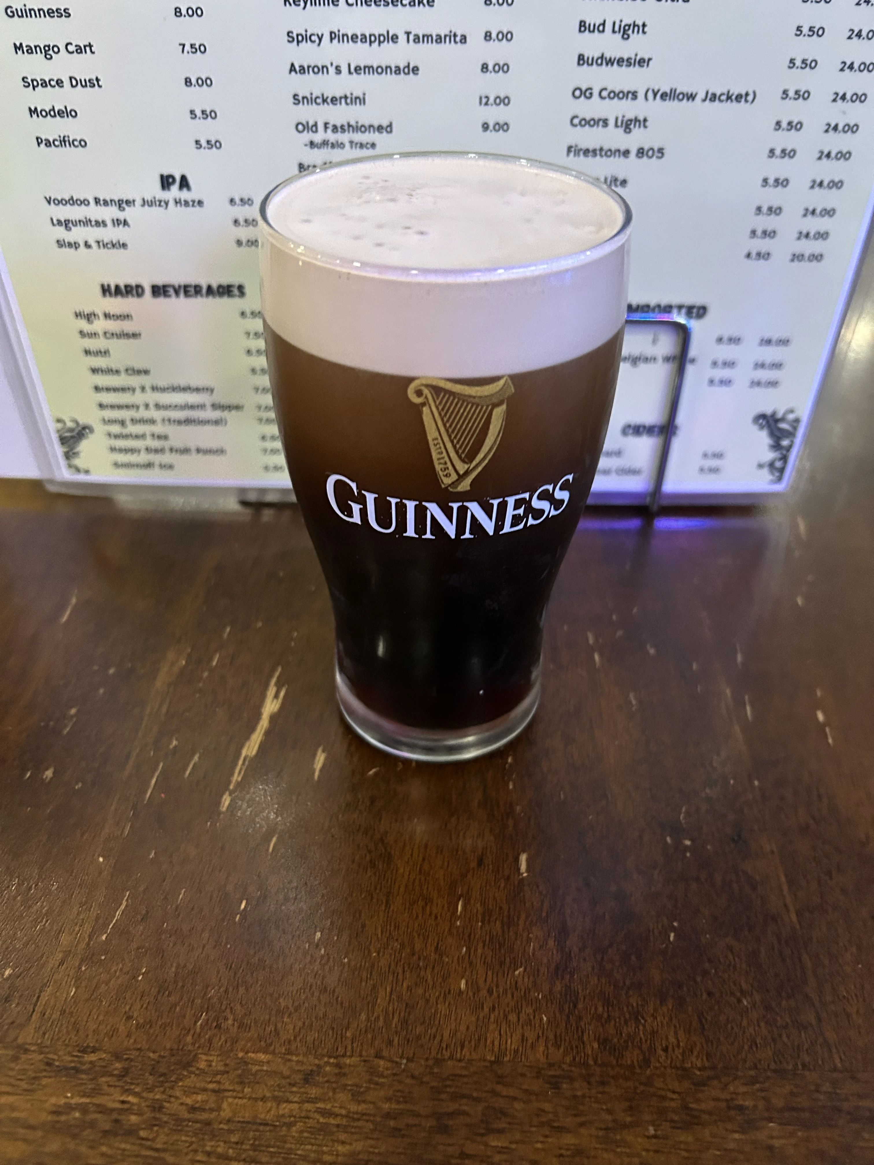 Image of Guinness drink 1