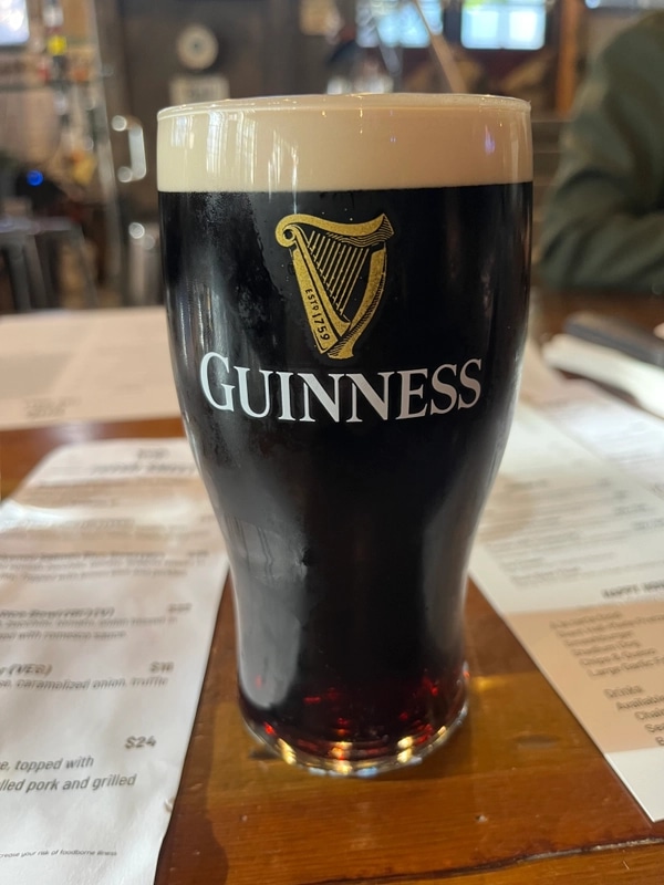 Image of Guinness drink