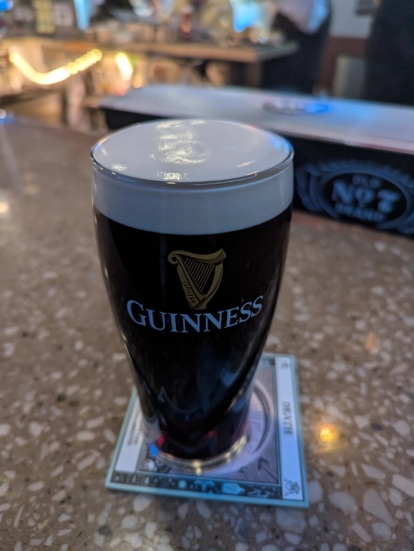 Image of Guinness drink