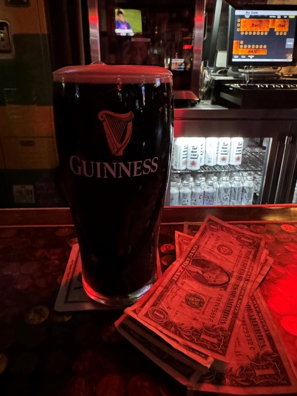 Image of Guinness drink