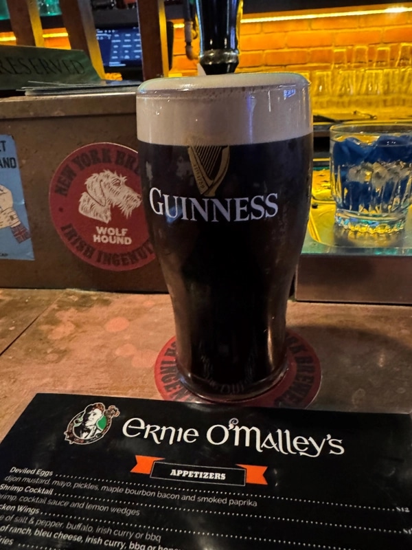 Image of Guinness drink