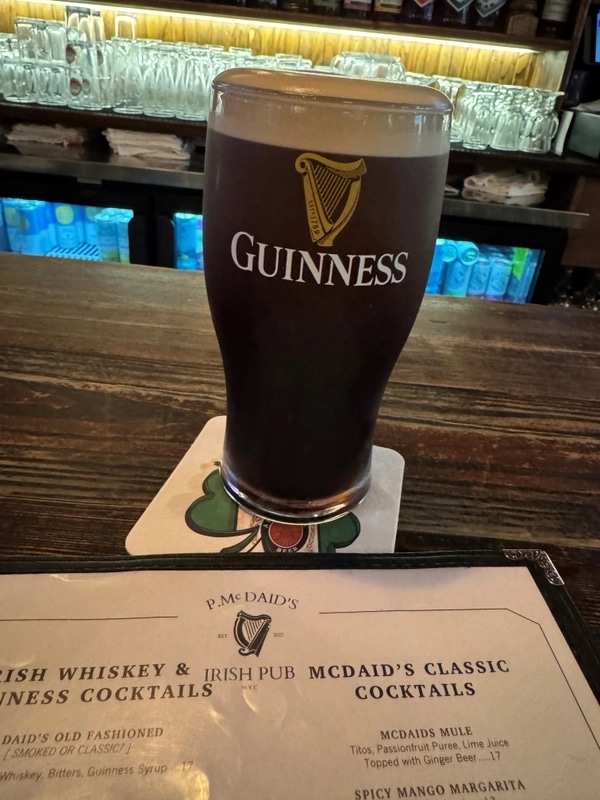 Image of Guinness drink