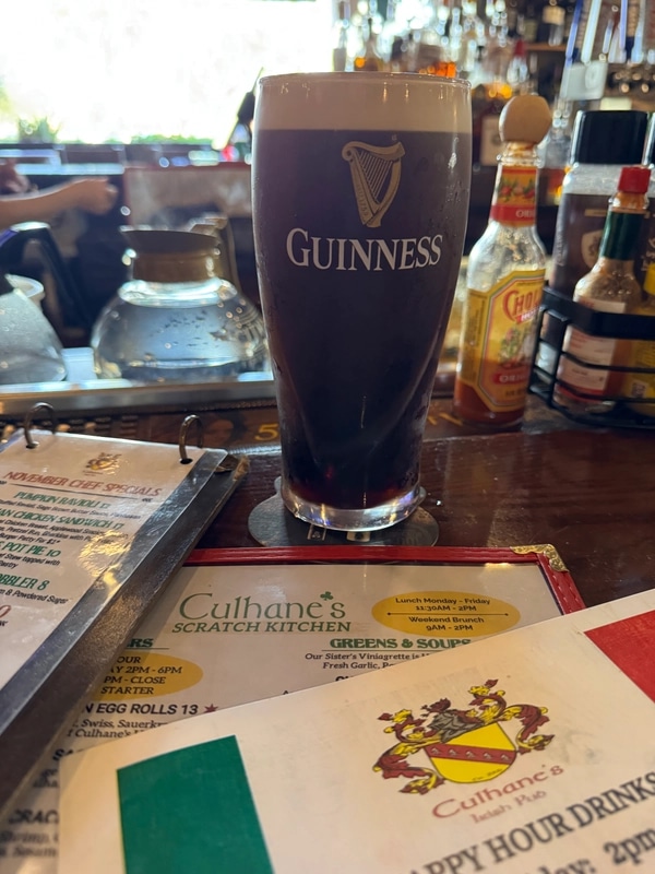 Image of Guinness drink