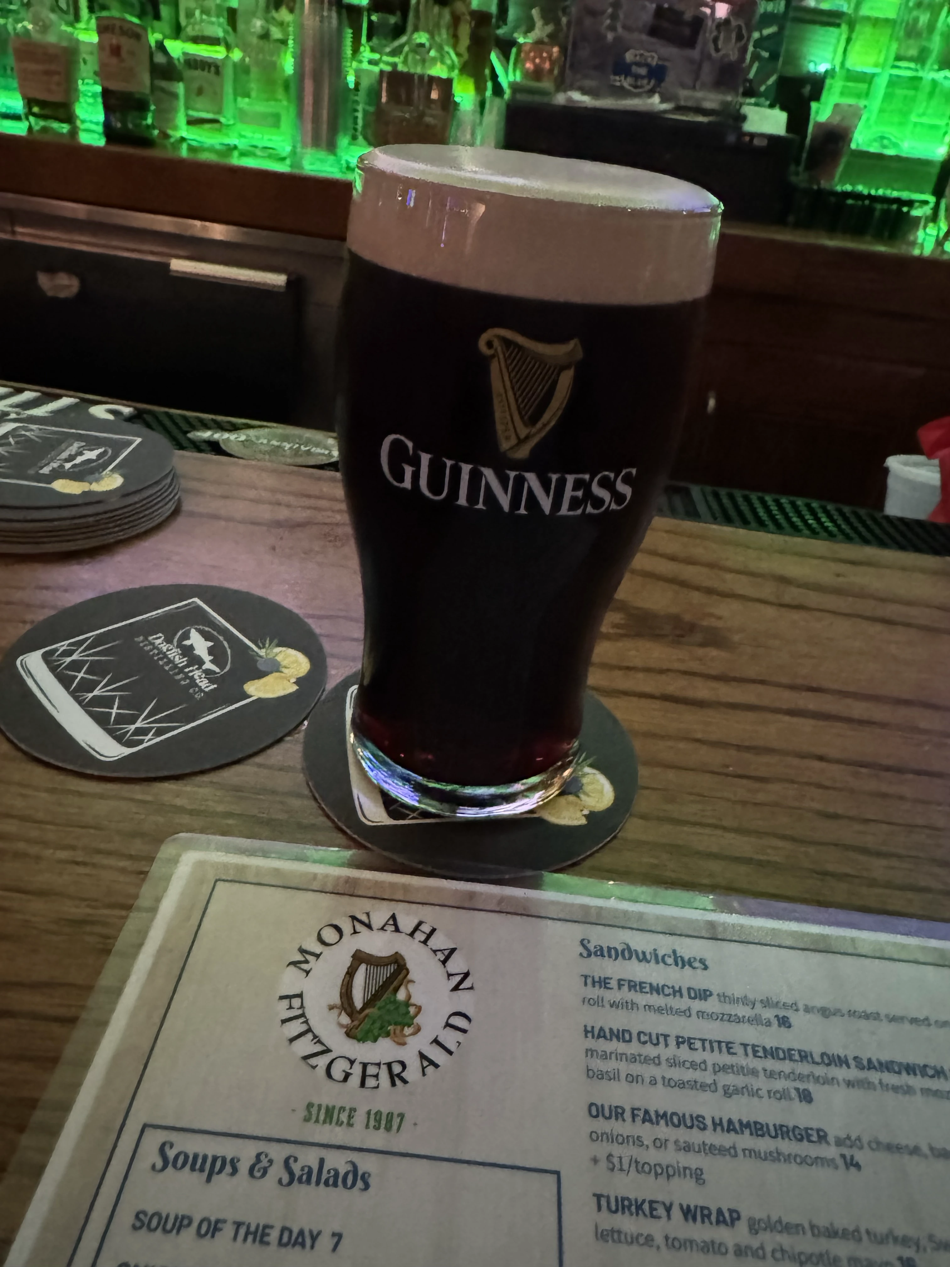 Image of Guinness drink