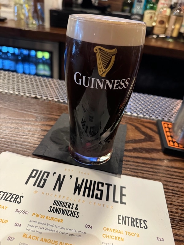 Image of Guinness drink
