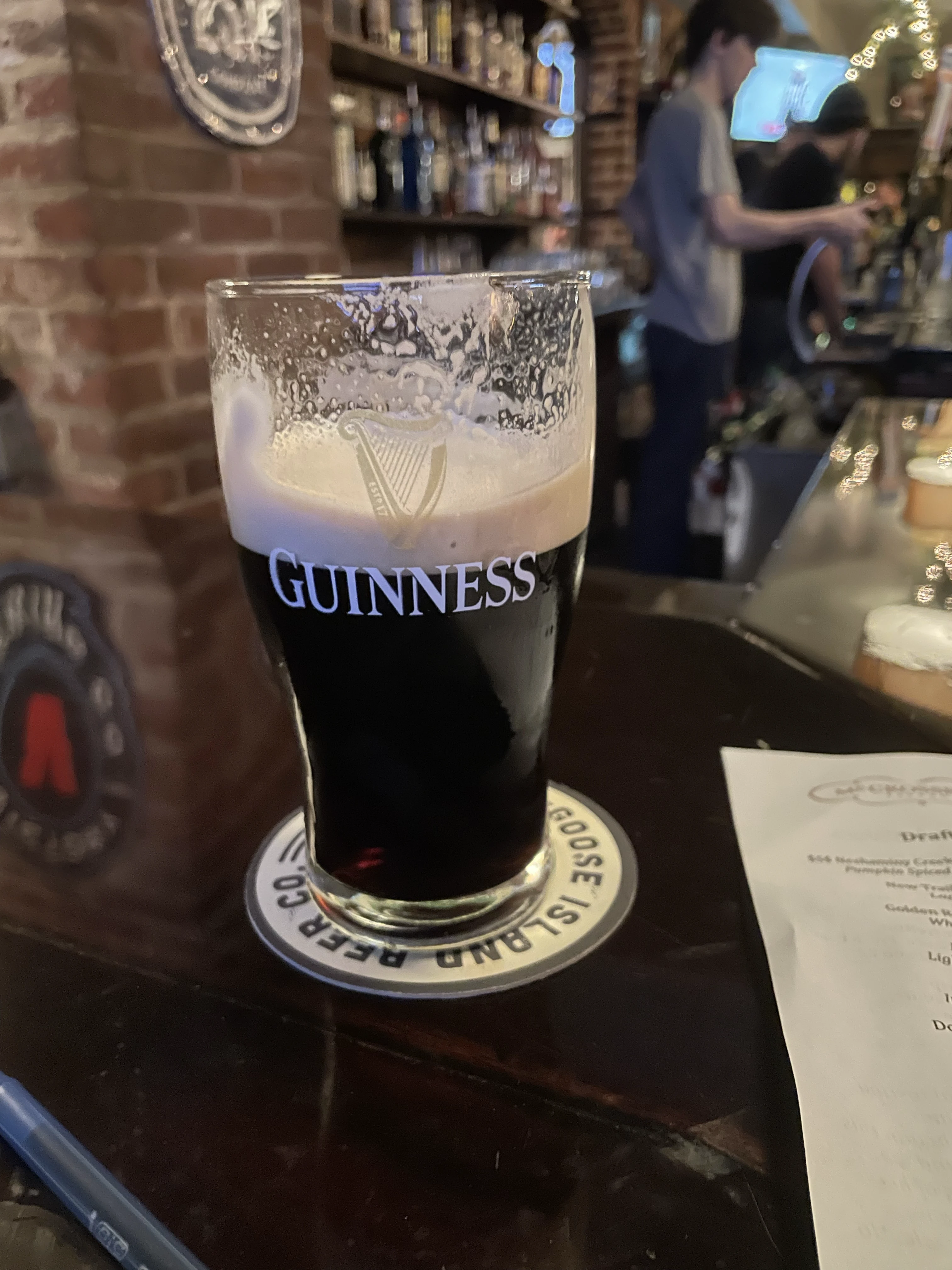 Image of Guinness drink
